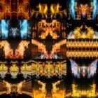 Abstract Fire Background for events