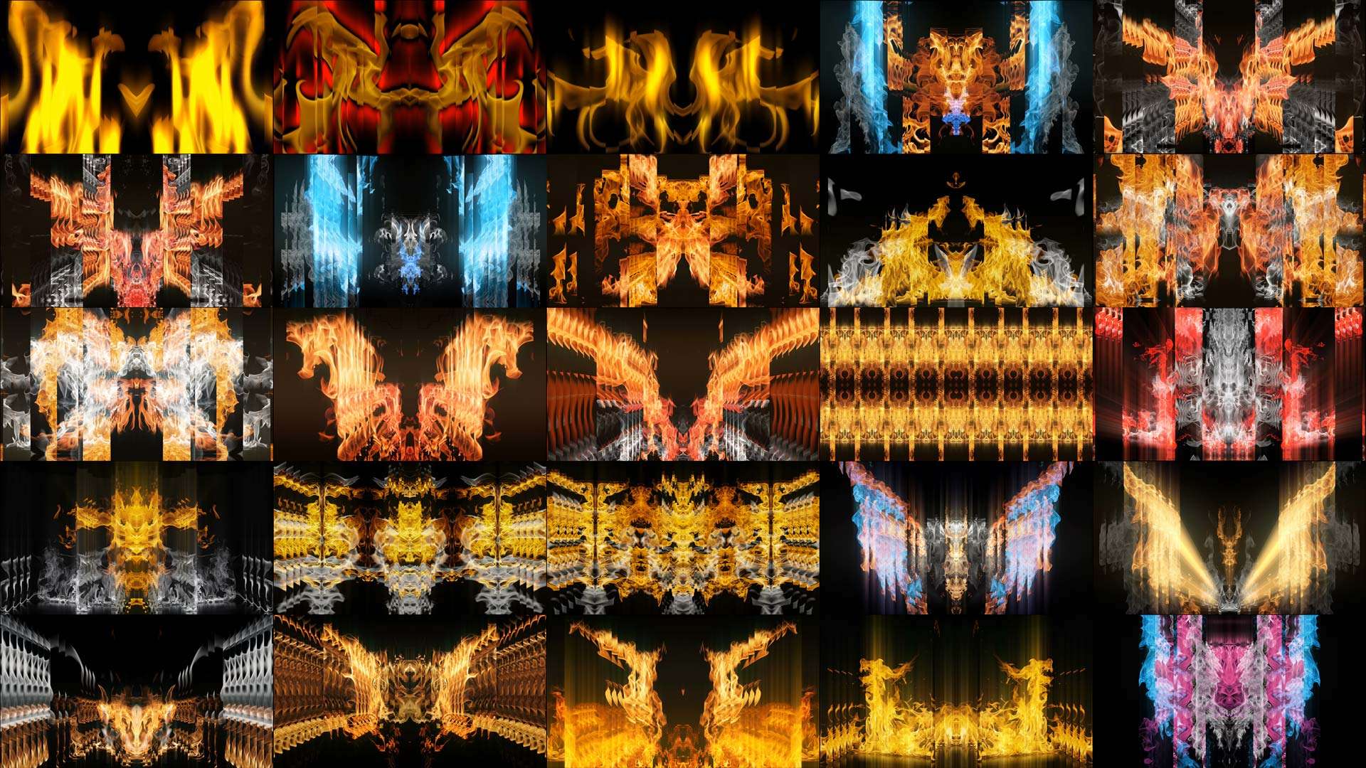 Abstract Fire Background for events