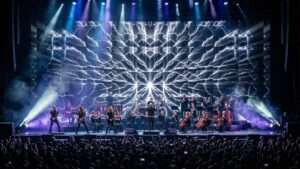 rock concert video footage