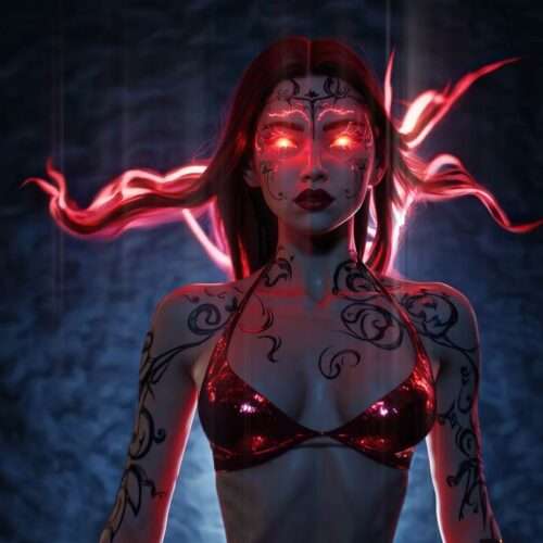 video art demon sirens