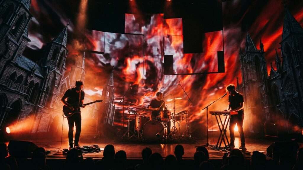 Gothic-Temple-Rock-Visuals-Motion-Background-3 visuals for rock concert