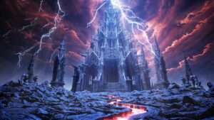Gothic Temple video art for rock and metal concert visuals