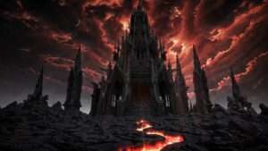 Gothic Temple video art for rock and metal concert visuals