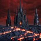 Gothic Temple video art for rock and metal concert visuals