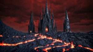 Gothic Temple video art for rock and metal concert visuals