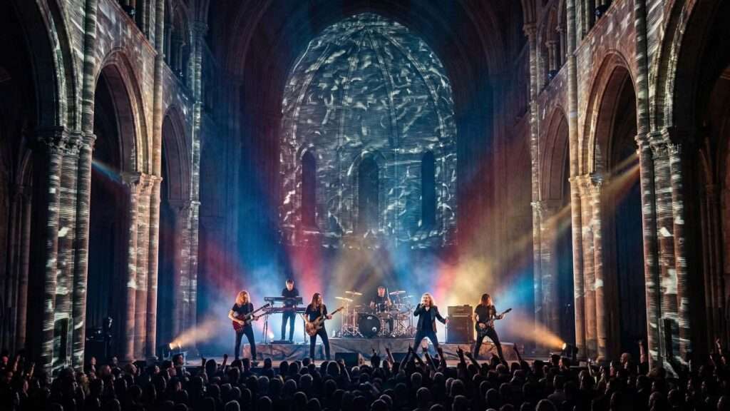 Grunge-Soundwaves-Rock-Visuals-Motion-Background-7 rock concert video footage