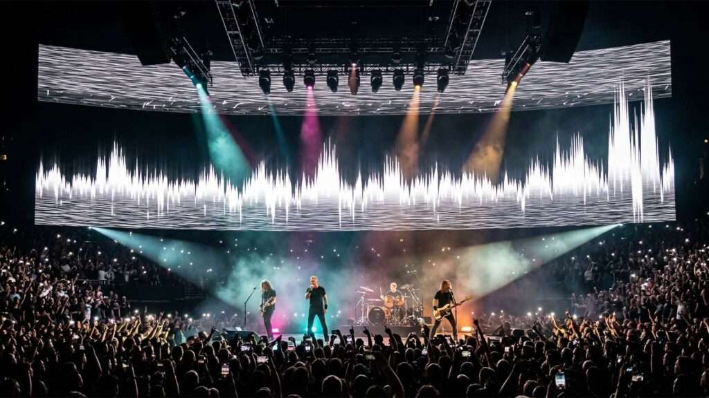 Grunge-Soundwaves-Rock-Visuals-Motion-Background-8 visuals for rock concert