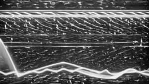 Grunge Soundwaves video art for rock and metal concert visuals