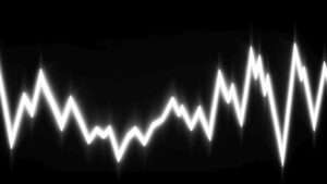 Grunge Soundwaves video art for rock and metal concert visuals