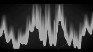 Grunge Soundwaves video art for rock and metal concert visuals