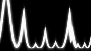 Grunge Soundwaves video art for rock and metal concert visuals