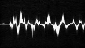 Grunge Soundwaves video art for rock and metal concert visuals