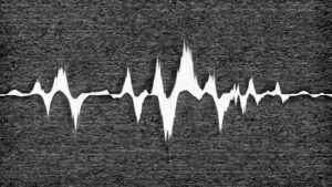 Grunge Soundwaves video art for rock and metal concert visuals