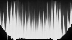 Grunge Soundwaves video art for rock and metal concert visuals