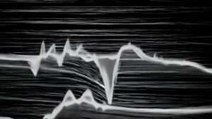 Grunge Soundwaves video art for rock and metal concert visuals