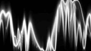 Grunge Soundwaves video art for rock and metal concert visuals