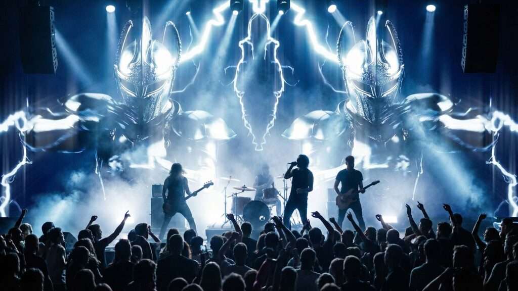 Knight-Distortion-Rock-Visuals-Motion-Background-4 visuals for rock concert