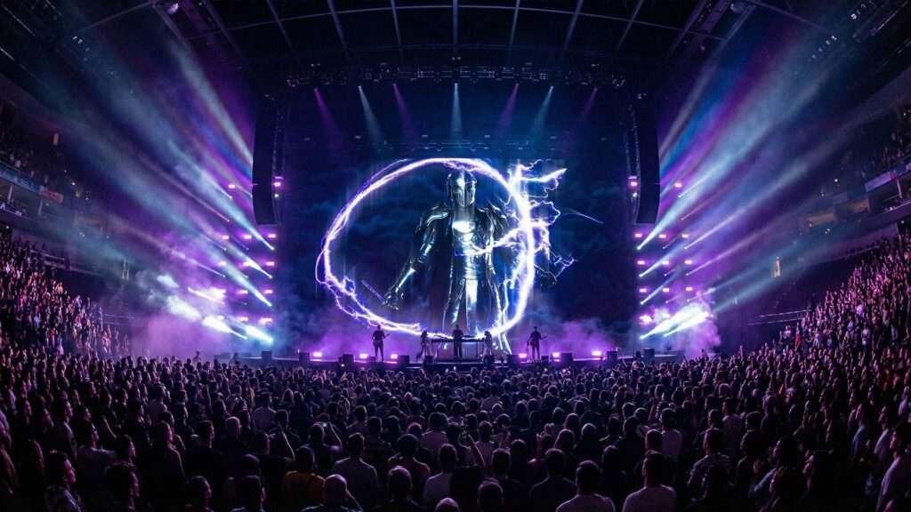 Knight-Distortion-Rock-Visuals-Motion-Background-5 rock concert video footage