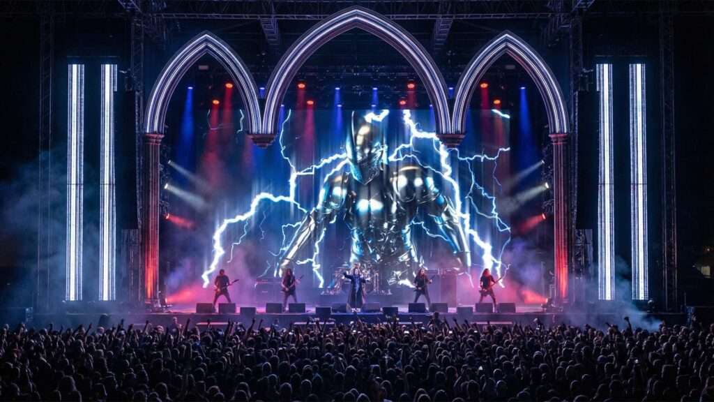 Knight-Distortion-Rock-Visuals-Motion-Background-7 rock concert video footage