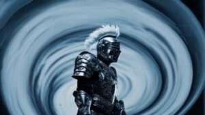 Knight Distortion video art for rock and metal concert visuals