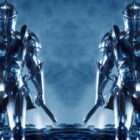 Knight Distortion video art for rock and metal concert visuals