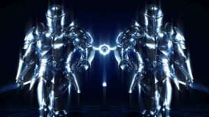 Knight Distortion video art for rock and metal concert visuals