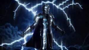 Knight Distortion video art for rock and metal concert visuals