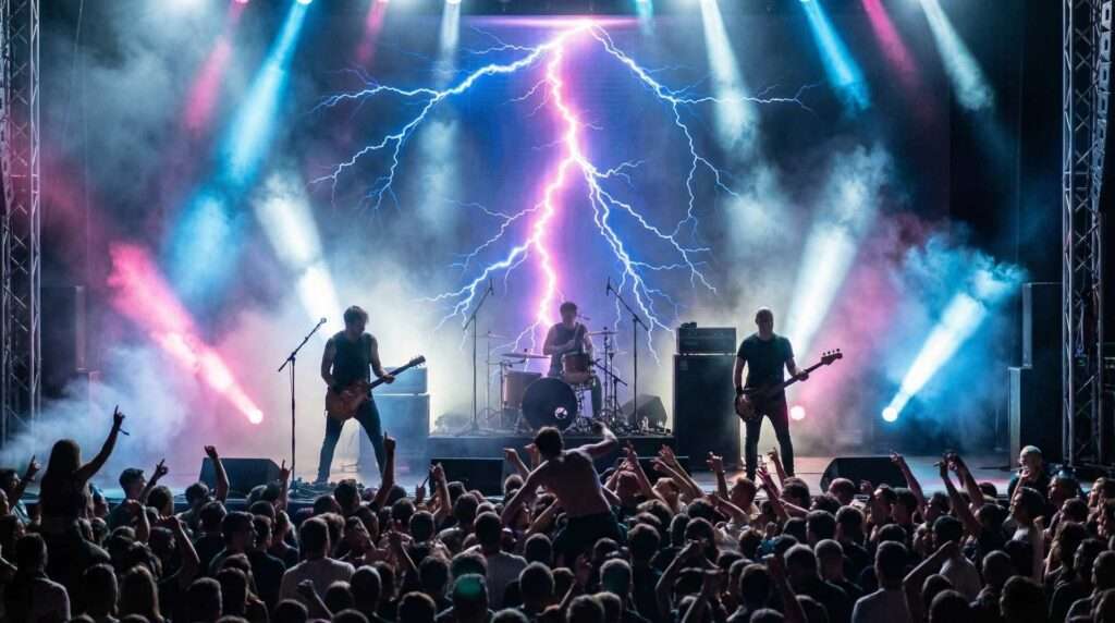 Lightning-Stones-RockVisuals-Live-Show-11 Lightning Stones energy storm visuals for LED walls and stage performances