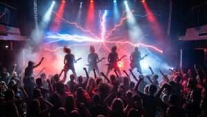 Lightning Stones lightning video art for rock concerts and live show visuals