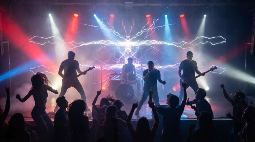 Lightning-Stones-RockVisuals-Live-Show-5 Lightning Stones glowing electric stone visuals for LED walls and live stage shows