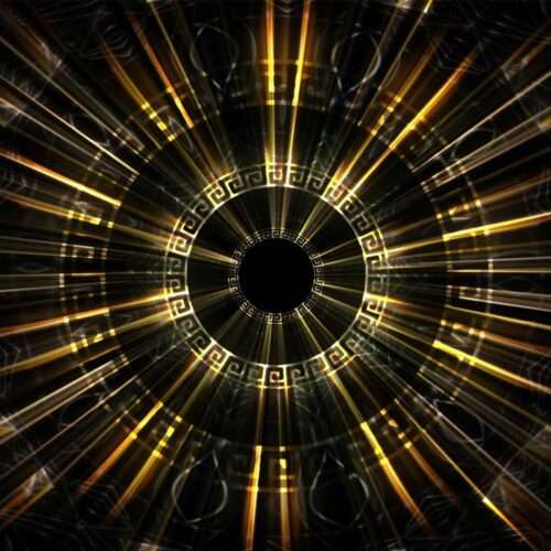 Obsidian Occult video art for rock and metal concert visuals