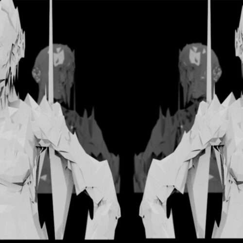 Obsidian Occult video art for rock and metal concert visuals