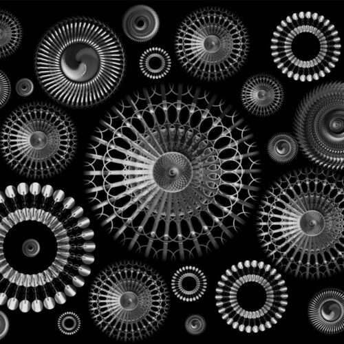 Obsidian Occult video art for rock and metal concert visuals