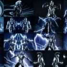 Knight Distortion video art for rock and metal concert visuals