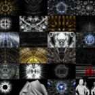 Obsidian Occult video art for rock and metal concert visuals