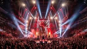 rock concert video footage