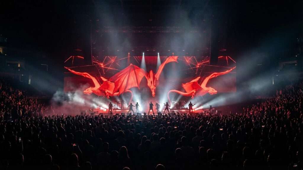 Red-Dragon-Chaos-Video-Art-VJ-Loops-Rock-Visuals-9 red dragon motion background