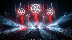 visuals for rock concert