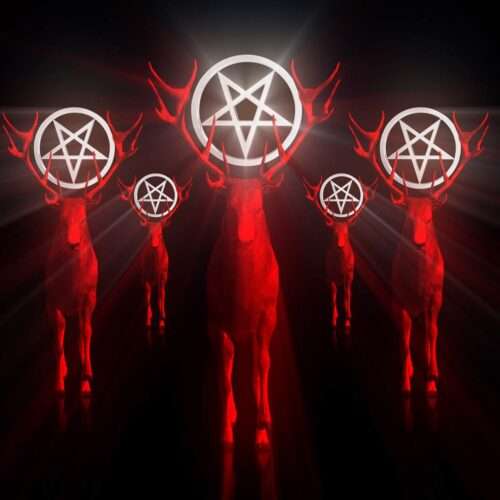 Ritual Stag video art for rock and metal concert visuals