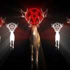 Ritual Stag video art for rock and metal concert visuals