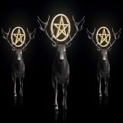 Ritual Stag video art for rock and metal concert visuals