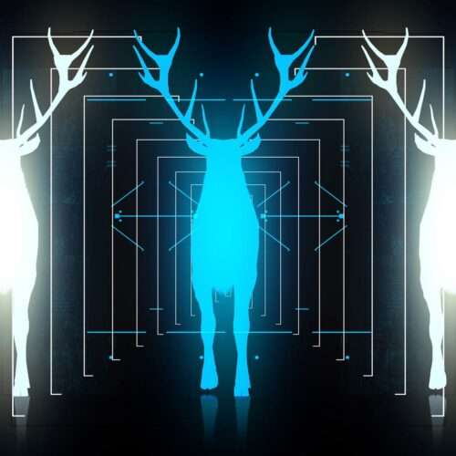 Ritual Stag video art for rock and metal concert visuals
