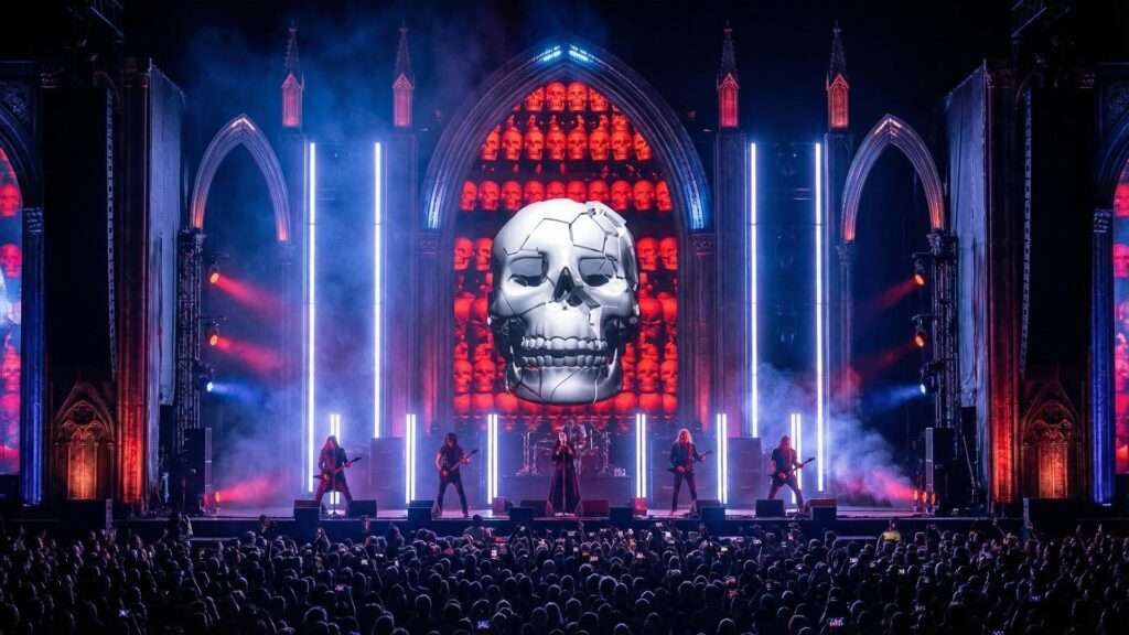 Skull-Dominion-Rock-Visuals-Motion-Background-1 Skull Dominion video art for rock and metal concert visuals