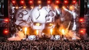 Skull Dominion video art for rock and metal concert visuals