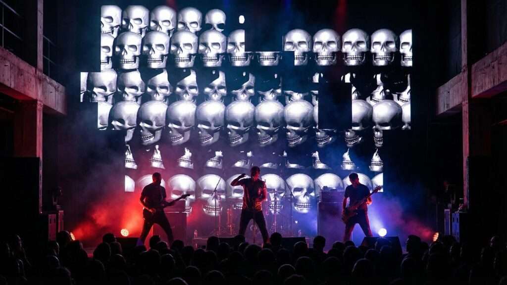 Skull-Dominion-Rock-Visuals-Motion-Background-5 Skull Dominion video art for rock and metal concert visuals