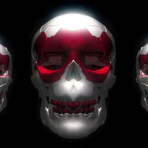 Video Art Skull Dominion for Rock and Concerts