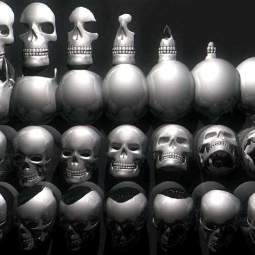 Video Art Skull Dominion for Rock and Concerts