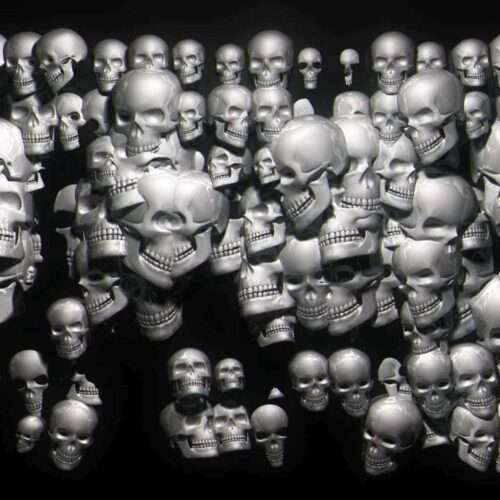 Video Art Skull Dominion for Rock and Concerts