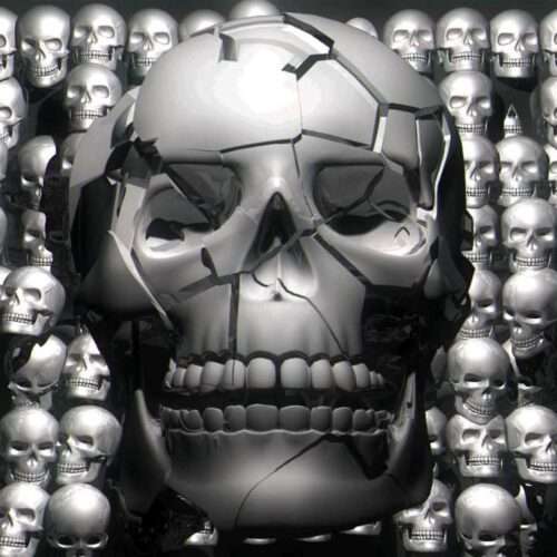 Video Art Skull Dominion for Rock and Concerts