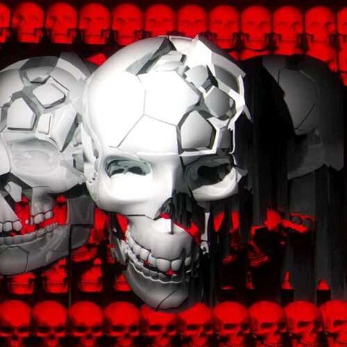 Video Art Skull Dominion for Rock and Concerts